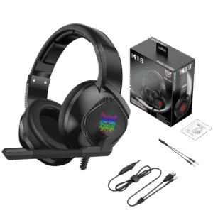 Onikuma K19 RGB Wired Gaming Headset with Noise Cancelation