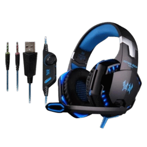 KOTION EACH-G2000 STEREO GAMING HEADSET DEEP BASS COMPUTER GAMING WIRED HEADPHONE WITH LED LIGHT & MIC