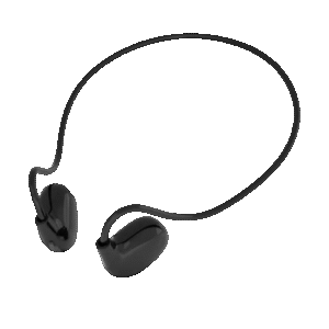 PRO AIR NECK HANGING WIRELESS EARPHONE BLACK