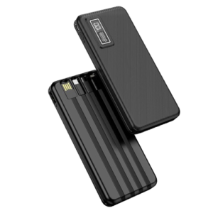 ASPOR A300 POWER BANK ORIGINAL 10000MAH LI-POLYMER BATTERY 4 IN1 POWER BANK BLACK