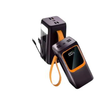 ASPOR A350 22.5W 50000MAH FAST CHARGING TYPE-C MICRO IOS 7 OUTPUT WITH BUILT-IN FLASHLIGHT POWER BANK