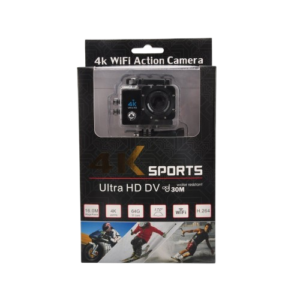 Action Sports Camera WiFi 4K With Full Accessories