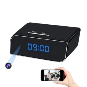 Hidden T3 WiFi Table Clock HD 1080P